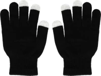 GLOVES FOR TOUCH SCREENS BLACK