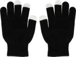 GLOVES FOR TOUCH SCREENS BLACK