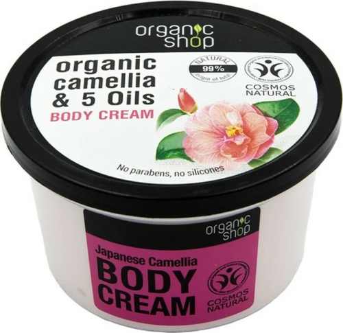 Organic Shop Body Cream Japanese Camellia 250ml