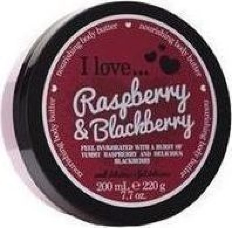 I Love Cosmetics Raspberry and Blackberry Nourishing Body Butter 200ml