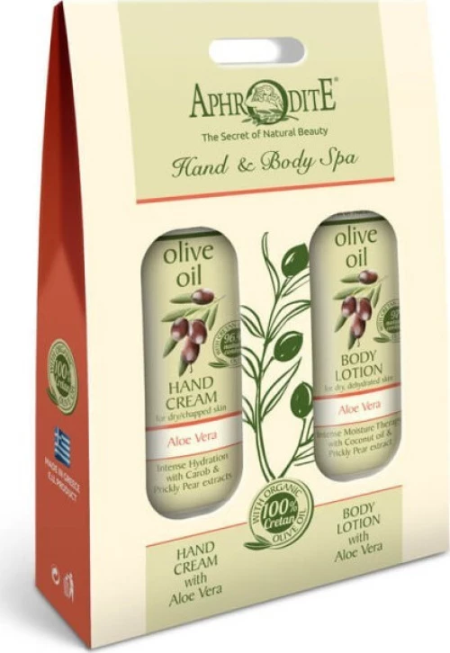 Aphrodite Olive Oil Hand & Body Spa Travel Kit