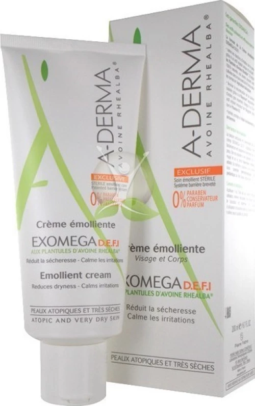 A-Derma Exomega D.E.F.I Emollient Cream 200ml