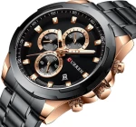 Ανδρικό Ρολόι Curren 8354 με χρονογράφους Black