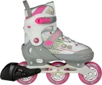 Αυξομειούμενα πατίνια Powerslide Joker 19.880232 grey/pink