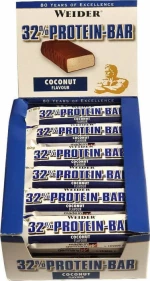 Weider 32% Protein Bar 12 x 60gr Καρύδα
