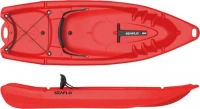 Μονοθέσιο Primus 2 Καγιάκ 1+1 Θέσεων Seaflo Με Κουπί Sf2002-Red Set Κόκκινο