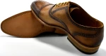 Oxfords με printer λεπτομέρεια PACO MILAN Καφέ ανοιχτό Άνδρας Oxfords 3489