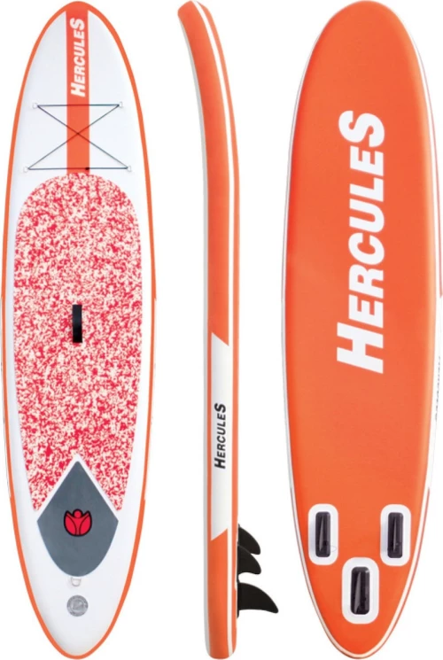 Hercules - Σανίδα SUP 320cm με Κουπί και Ιμάντα Ποδιού (πορτοκαλί)