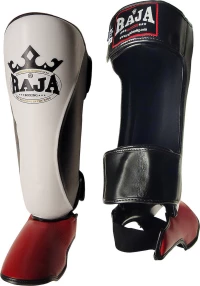 Raja Shin Instep Guard 411303 Black/White/Red