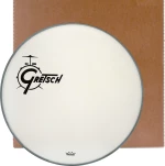 Gretsch Ambassador Coated White Bass with Offset Logo - 24"