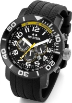 TW Steel divers watch 45mm rubber band