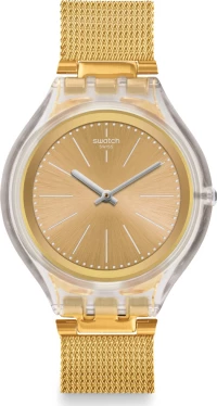 Swatch Skinmajdou Svuk101M Gold Stainless Steel Bracelet