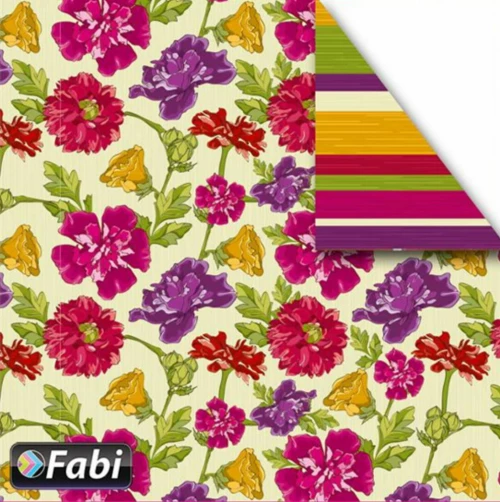 Fabi Χαρτόνι Λουλούδια Vιvιd 50x70cm 1τμχ