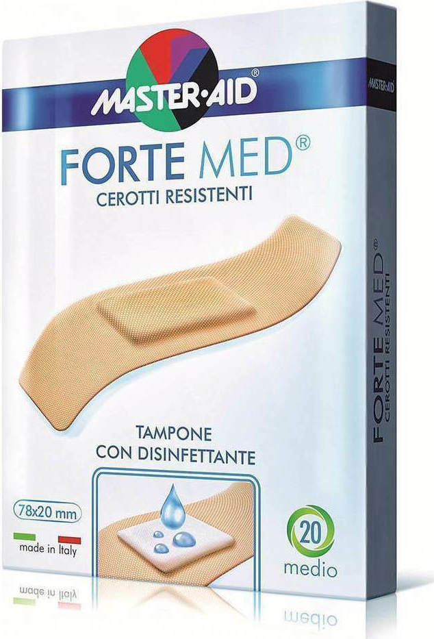 Master Aid Fortemed (2,6x7,8)cm 20τμχ