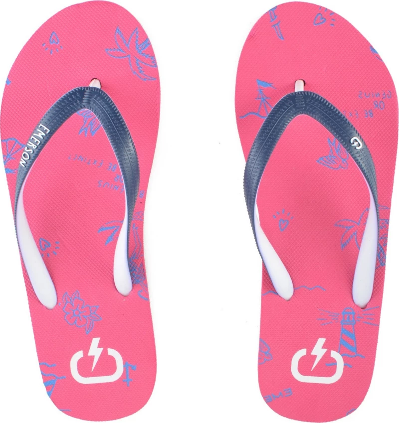 Womens Flip Flops 181.Ew95.12 Fuchsia/Navy/White Fuchsia