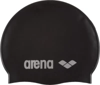 Arena Classic Silicone Caps Black-Silver 91662-55 Black Silver