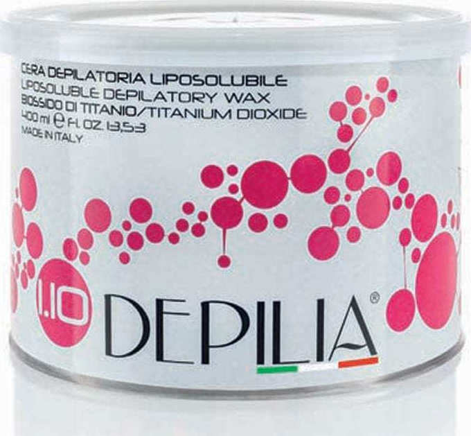 Depilia Titanium Oxide Liposoluble Depilatory Wax 400ml