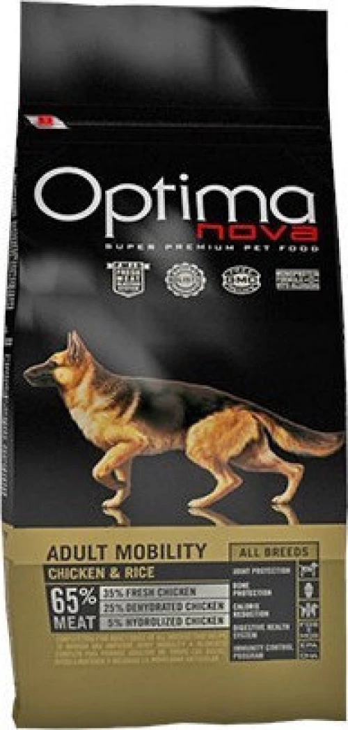 Optimanova Adult Mobility Chicken & Rice 12kg