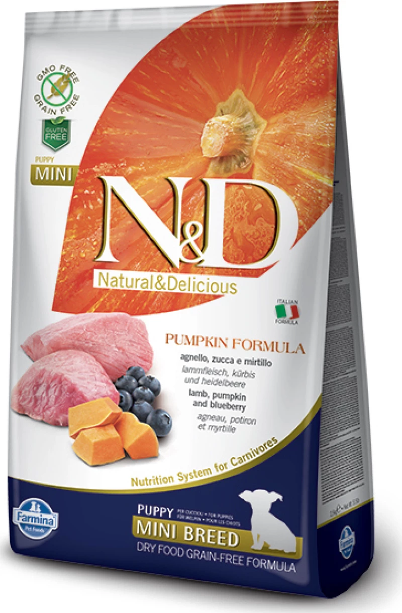 N&D Grain Free Pumpkin Lamb & Blueberry Puppy Mini 2.5kg