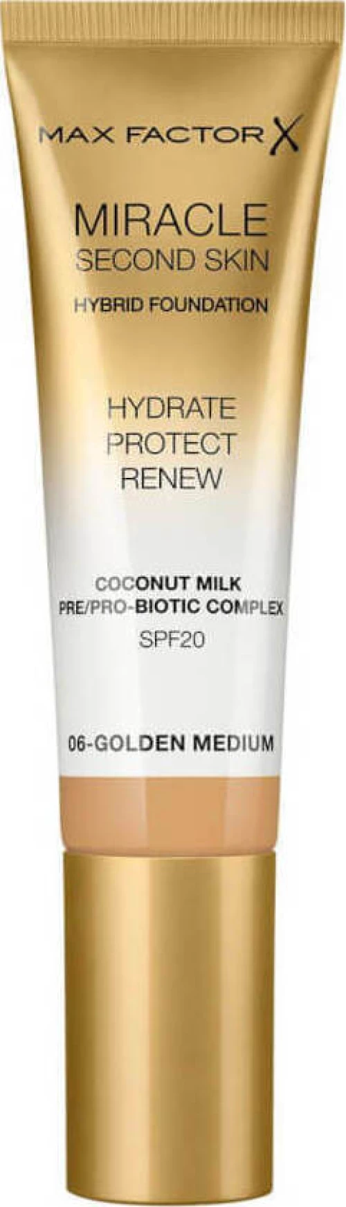 Max Factor Miracle Second Skin 06 Golden Medium 30ml