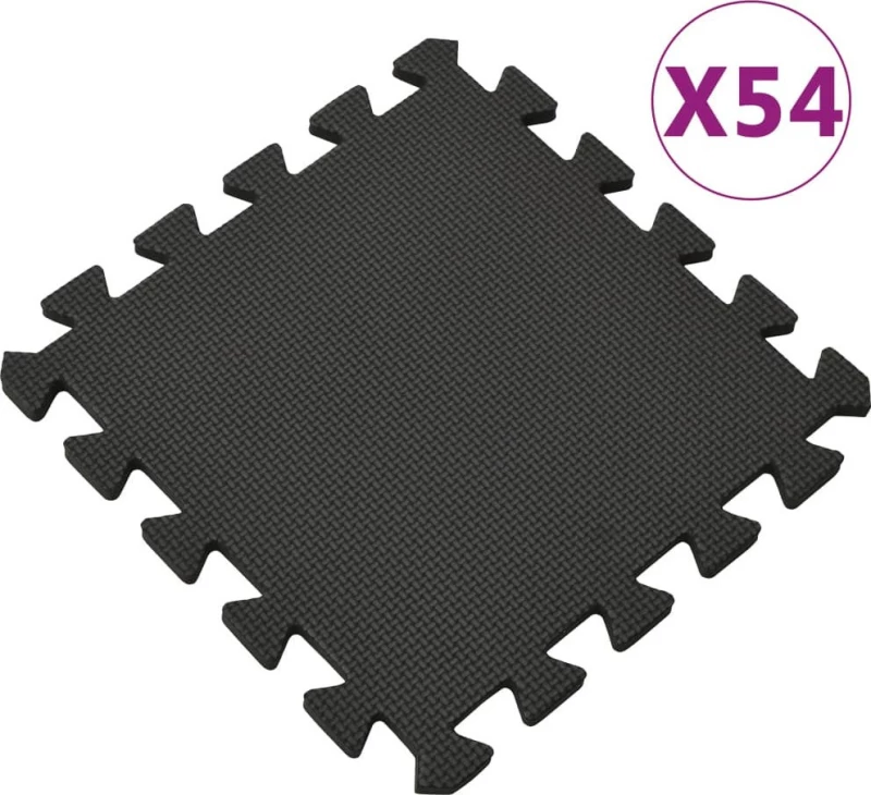 vidaXL 92457 Δάπεδο Παζλ Γυμναστηρίου 54τμχ