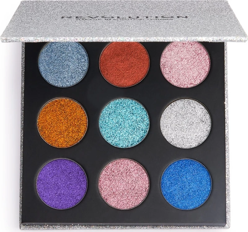 Revolution Beauty Pressed Glitter Palette Illusion
