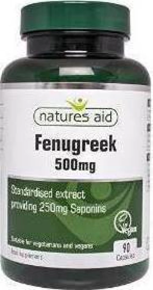 Natures Aid Fenugreek 500mg 90 κάψουλες