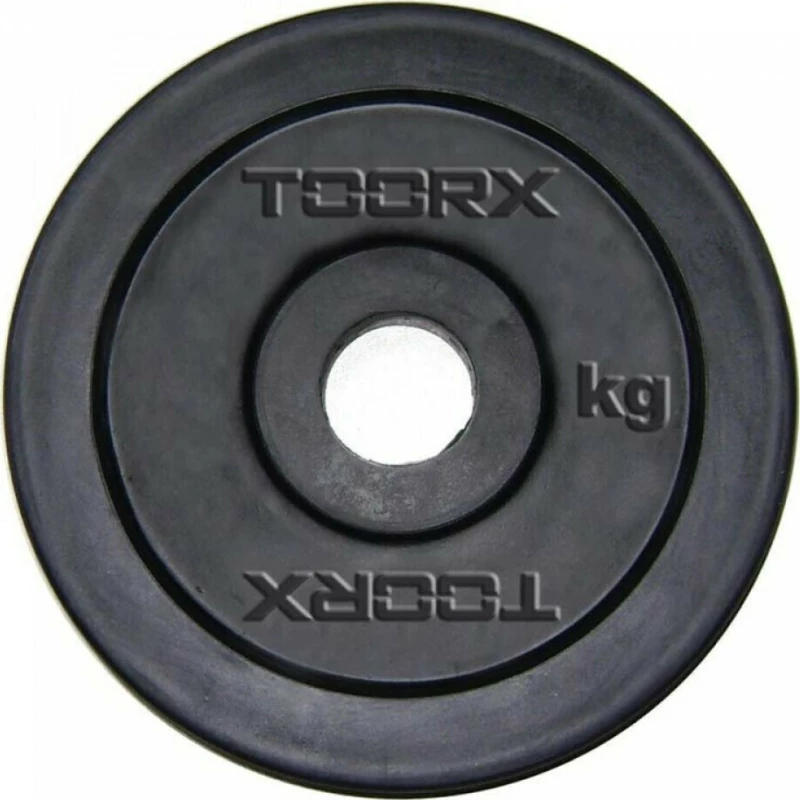 Μαύρος Πλαστικός Δίσκος 20 kg για Μπάρες Ø25mm Toorx