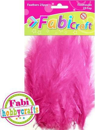 Πούπουλα Fabi 10gr 25τεμ Ροζ