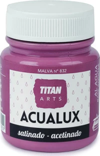 Titan Acualux Satin Χρώμα Νερού Μεταλλικών Αποχρώσεων Malva 832 100ml