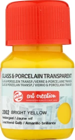 Royal Talens Art Creation Glass & Porcelain Transparent 2002 Bright Yellow 30ml