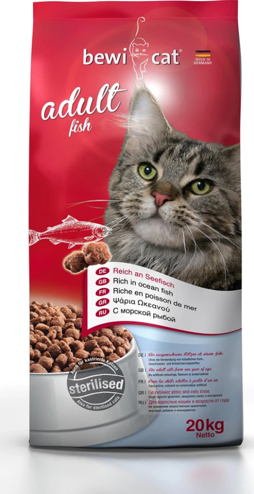 Bewi Cat Adult Fish Sterilised 20kg