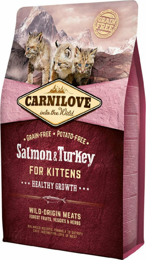 Carnilove Kitten Σολομός & Γαλοπούλα 0.4kg
