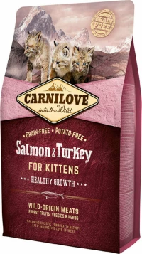 Carnilove Kitten Σολομός & Γαλοπούλα 0.4kg