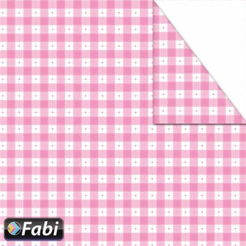 Fabi Χαρτόνι Καρό Ροζ 50x70cm 1τμχ