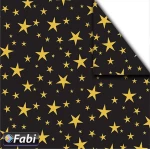 Fabi Χαρτόνι Αστέρια Μαύρο 50x70cm 1τμχ