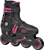 Rollers Αυξομειουμενα Πατινια Orlando Iii Μαύρο Ροζ