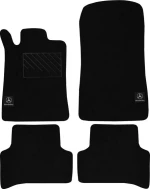Μοκέτα Tuft μαύρη για Mercedes CLK (W208/C208) 4τμχ