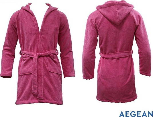 Μπουρνούζι Microfiber Ενηλίκων Ροζ