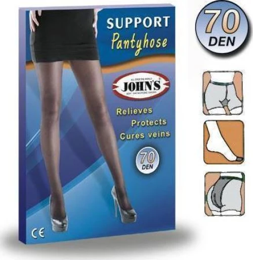 Johns Καλσόν 70 Den Μαύρο