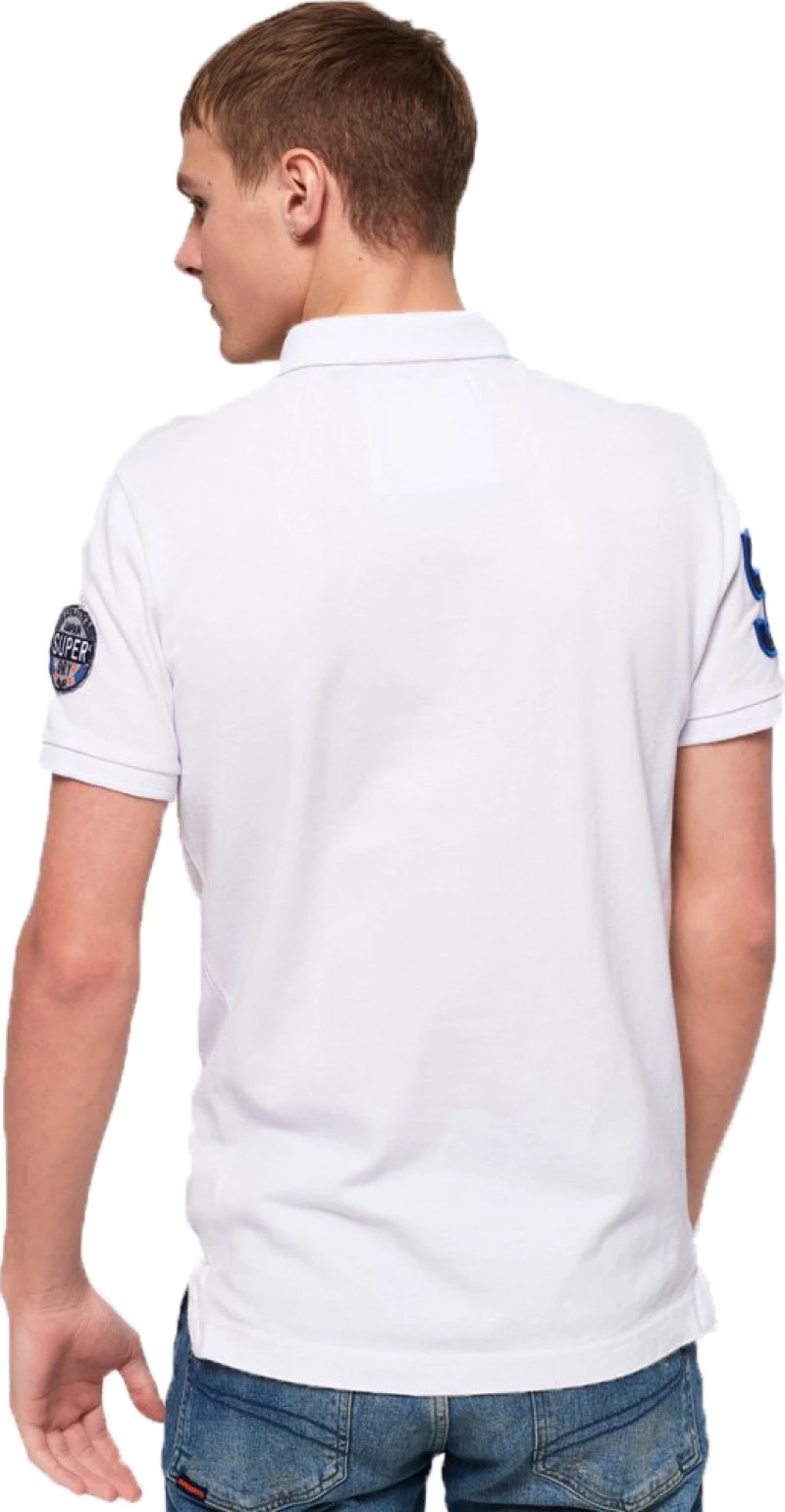 Superdry Ανδρικό T-Shirt Classic Superstate Pique Polo Πολύχρωμο