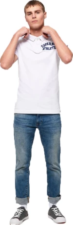 Superdry Ανδρικό T-Shirt Classic Superstate Pique Polo Πολύχρωμο