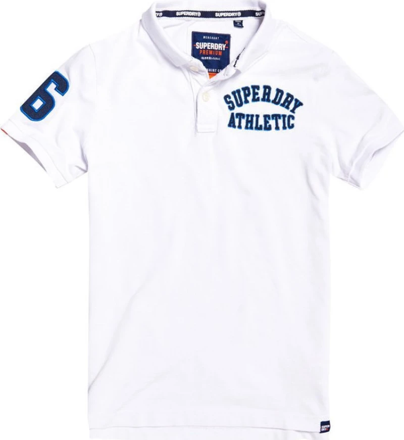 Superdry Ανδρικό T-Shirt Classic Superstate Pique Polo Πολύχρωμο