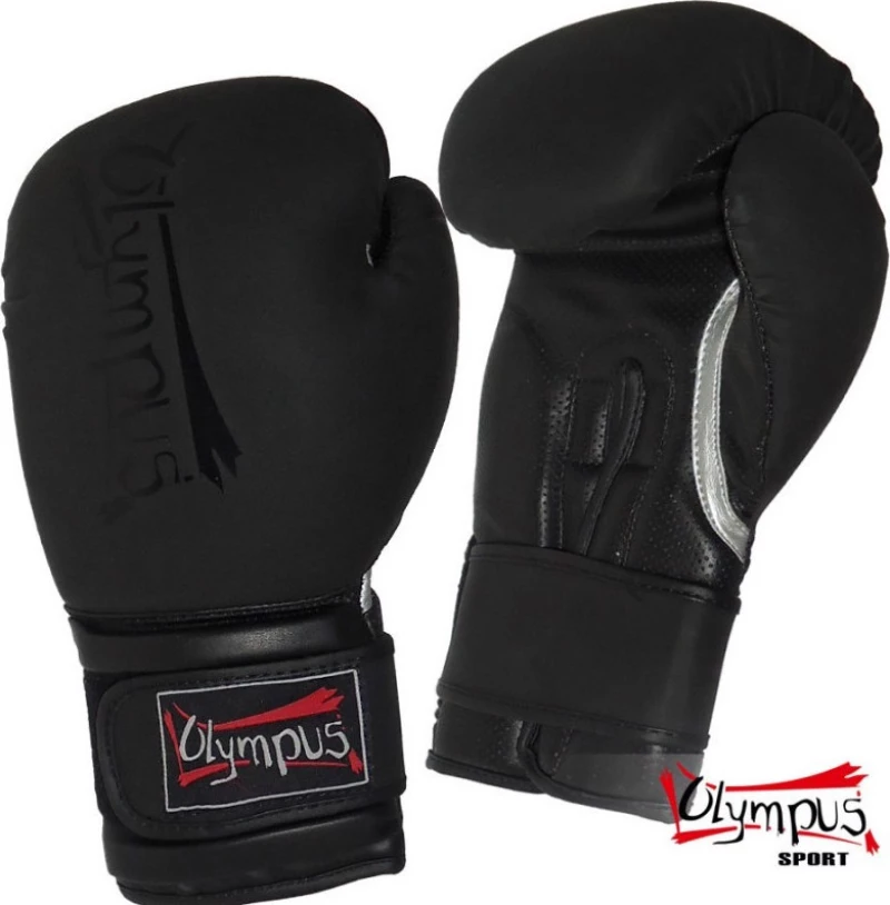 Olympus Sport Boxing Gloves Olympus Black Grace Matte PU 401120101