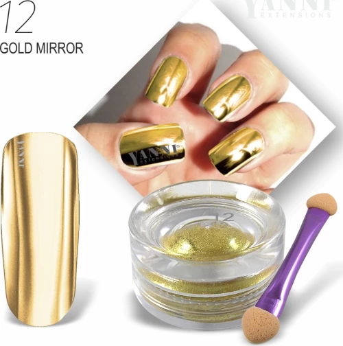 Yanni Extensions Magic Mirror Effect No. 12 Gold