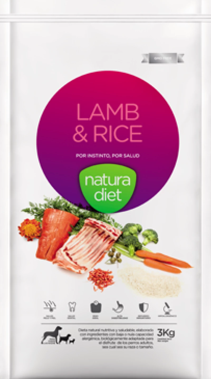 Dingonatura Natura Diet Adult Lamb & Rice 12kg