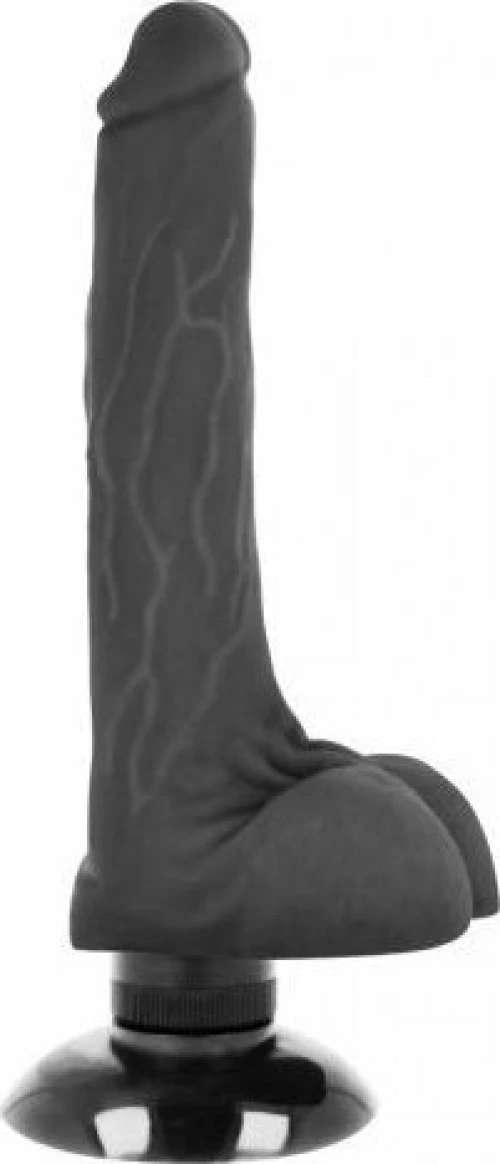 Basecock Realistic Vibrator 18.5cm Black