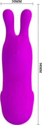 Pretty Love Finger Bunny 9.4cm Purple