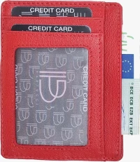 Bartuggi 521-100 Red Δερμάτινη καρτοθήκη