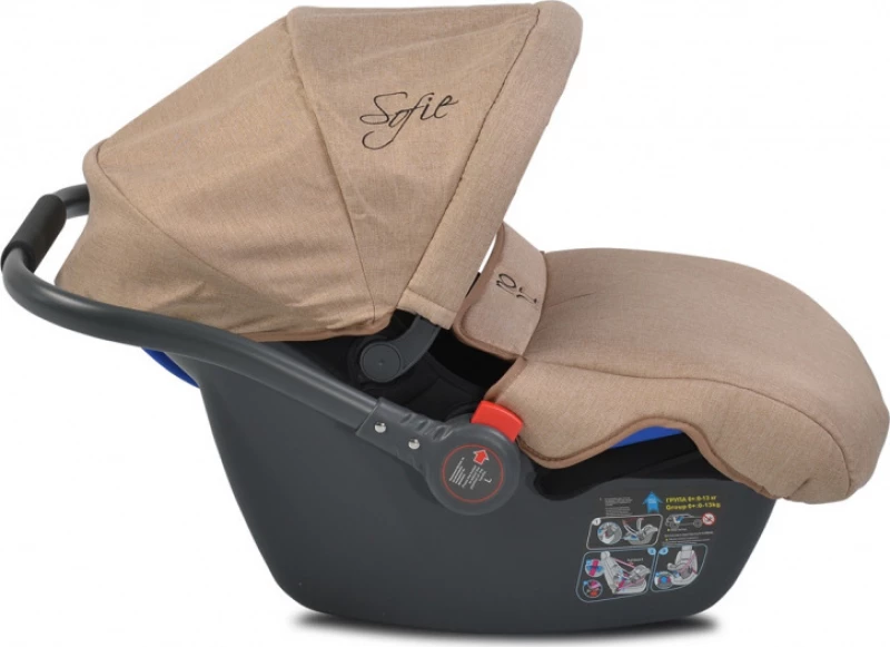 Cangaroo Sofie Κάθισμα Αυτοκινήτου 0-13Kg - Sofie Grey 106962